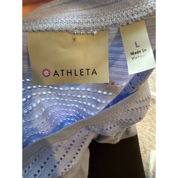 Athleta Limitless Long Sleeve.  Size Large.  Blue - Picture 4 of 5
